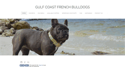 Desktop Screenshot of gulfcoastfrenchbulldogs.com